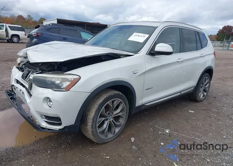2016 BMW X3 xDrive28I z USA, uszkodzony, nr VIN 5UXWX9C53G0D71635